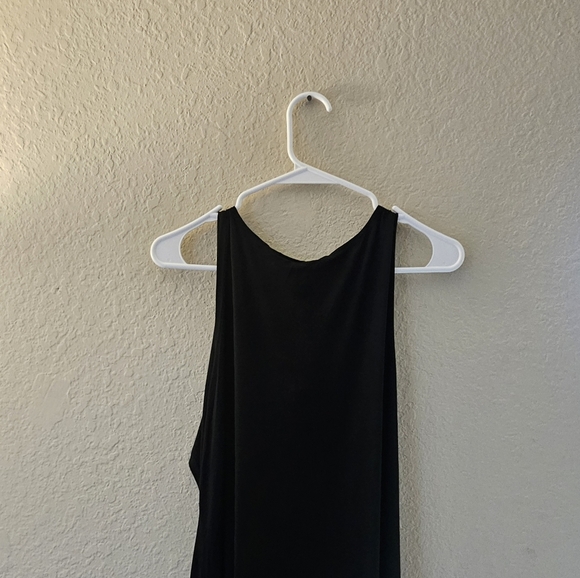 Volcom Maxi Dress Womens Large Black Diamond Cut Night Out Cocktail Party Ready - Picture 7 of 11